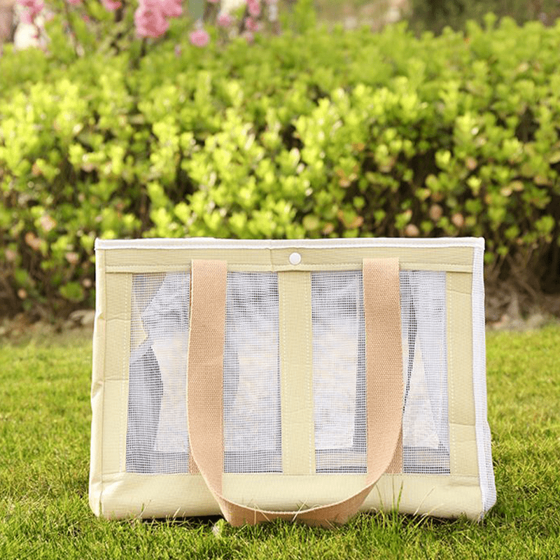 Ventilated Large Capacity Travel Bag Portable Pet Carrier Tote - PIKAPIKA