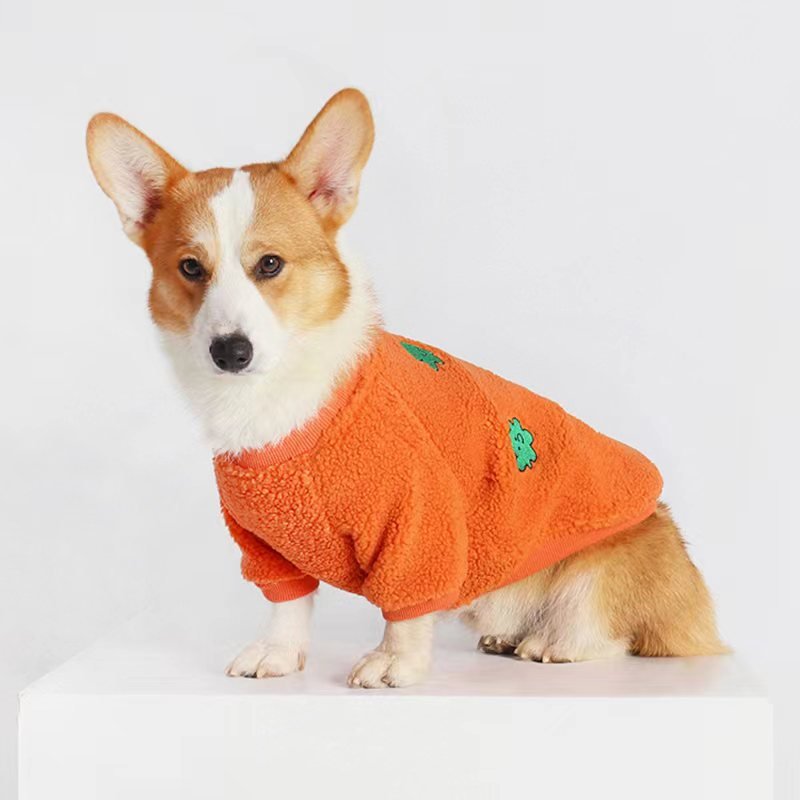 Warm Fleece Shirts Corgi Dog Clothes - PIKAPIKA