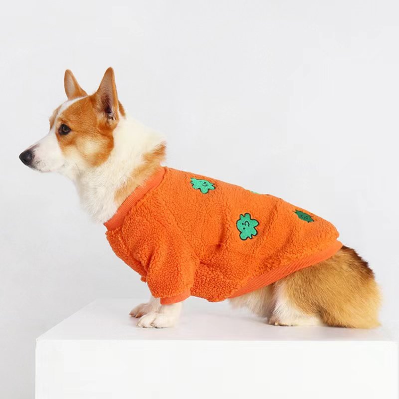 Warm Fleece Shirts Corgi Dog Clothes - PIKAPIKA
