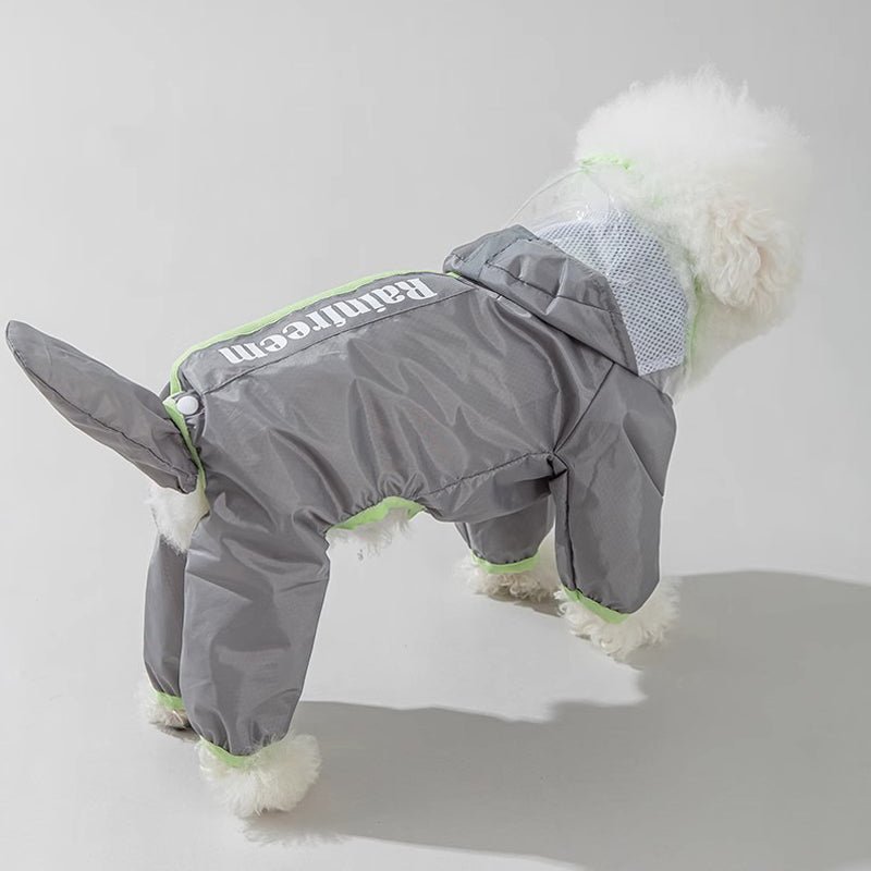 Waterproof 4Legs Cover Raincoats Outdoor Dog Clothes - PIKAPIKA