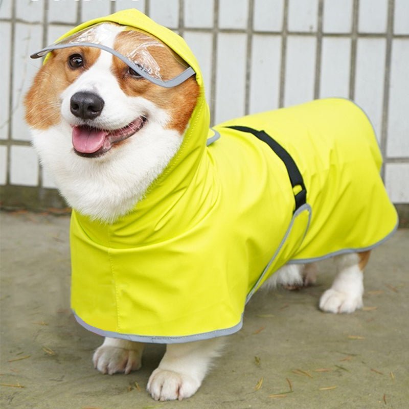 Waterproof Belly Cover Raincoats Outdoor Dog Clothes M-9XL - PIKAPIKA