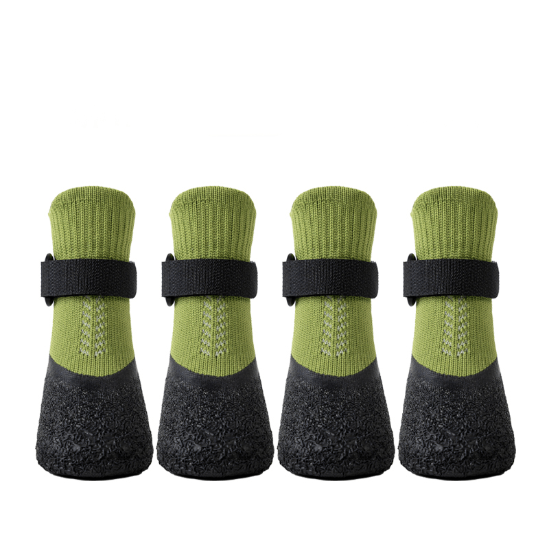 Waterproof Dog Booties Non - Slip Anti - Dirty Socks Hook&Loop Straps - PIKAPIKA