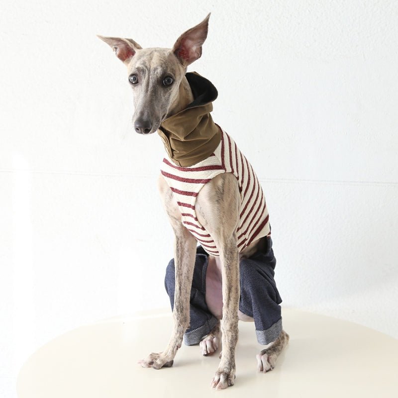 Wide Leg Denim Pants Italian Greyhound Whippet Dog Clothes - PIKAPIKA
