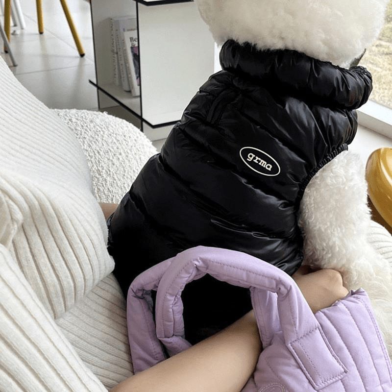 Winter Down Jacket Small Medium Dogs Warm Cotton Vest - PIKAPIKA