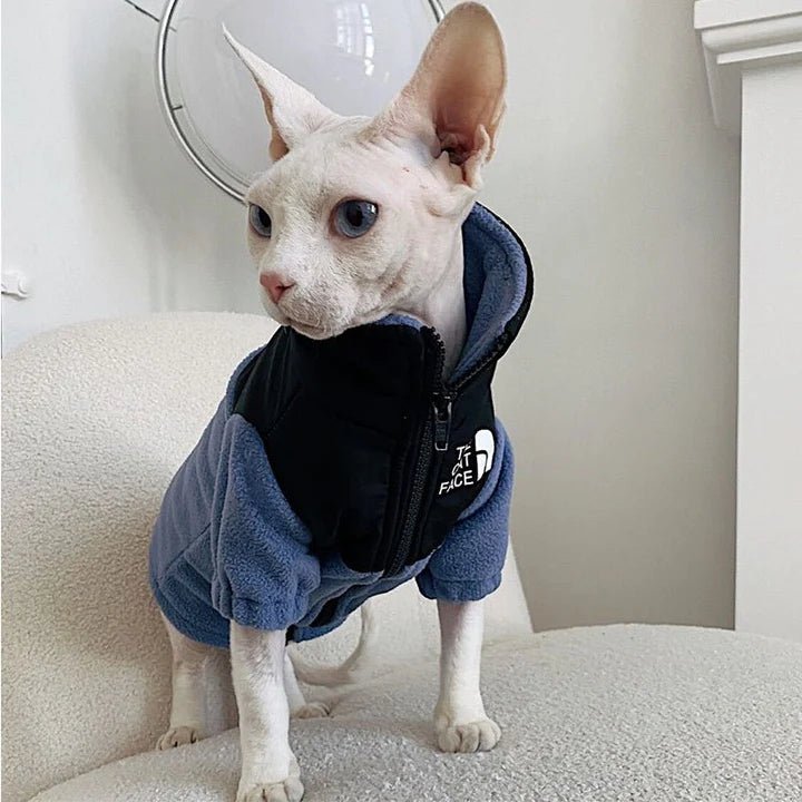 Zip Jacket Sphynx Cat Clothes - PIKAPIKA