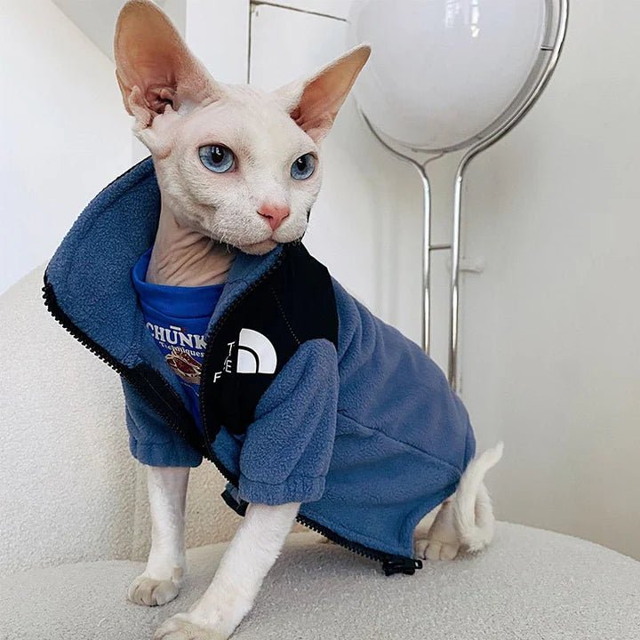 Zip Jacket Sphynx Cat Clothes - PIKAPIKA
