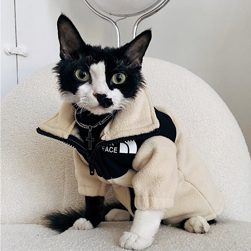 Zip Jacket Sphynx Cat Clothes - PIKAPIKA