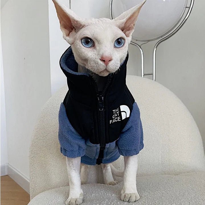 Zip Jacket Sphynx Cat Clothes - PIKAPIKA