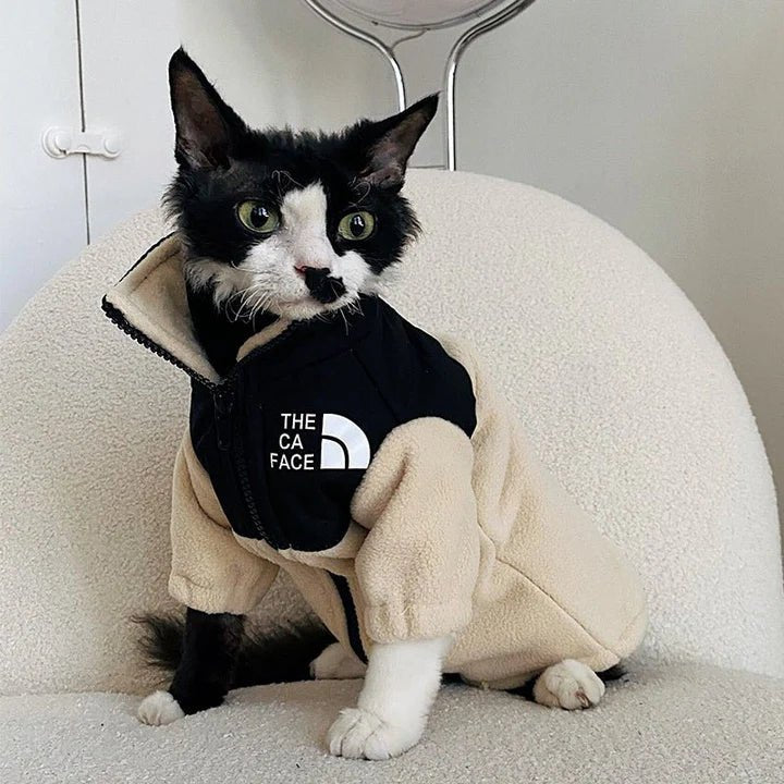 Zip Jacket Sphynx Cat Clothes - PIKAPIKA