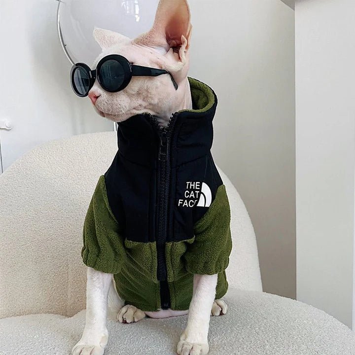 Zip Jacket Sphynx Cat Clothes - PIKAPIKA