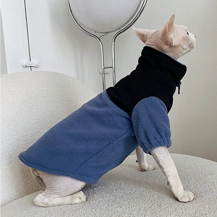 Zip Jacket Sphynx Cat Clothes - PIKAPIKA