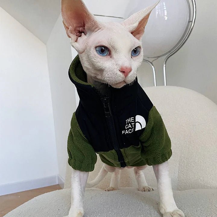Zip Jacket Sphynx Cat Clothes - PIKAPIKA