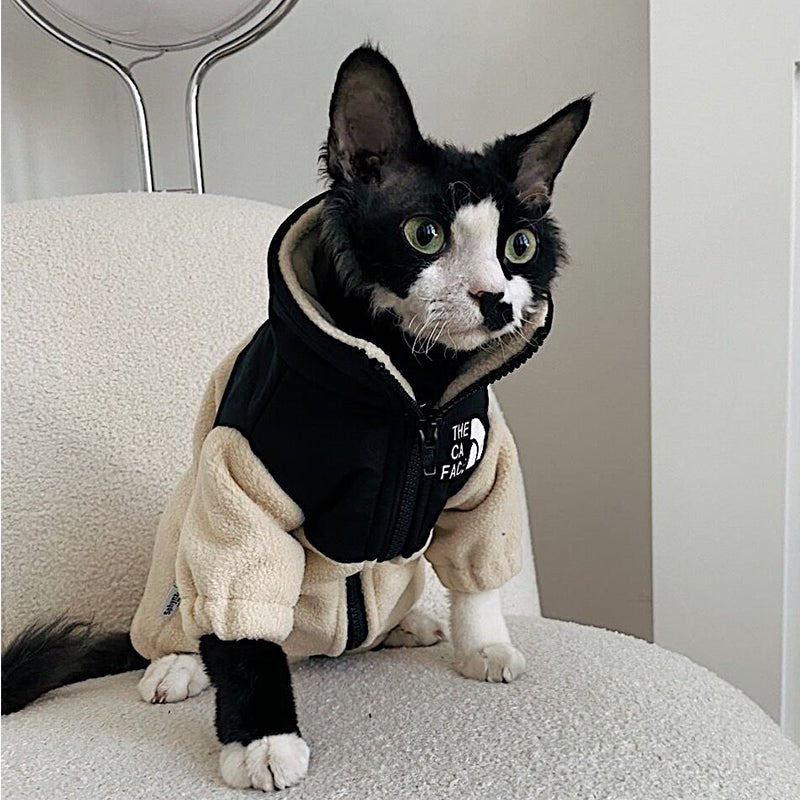 Zip Jacket Sphynx Cat Clothes - PIKAPIKA