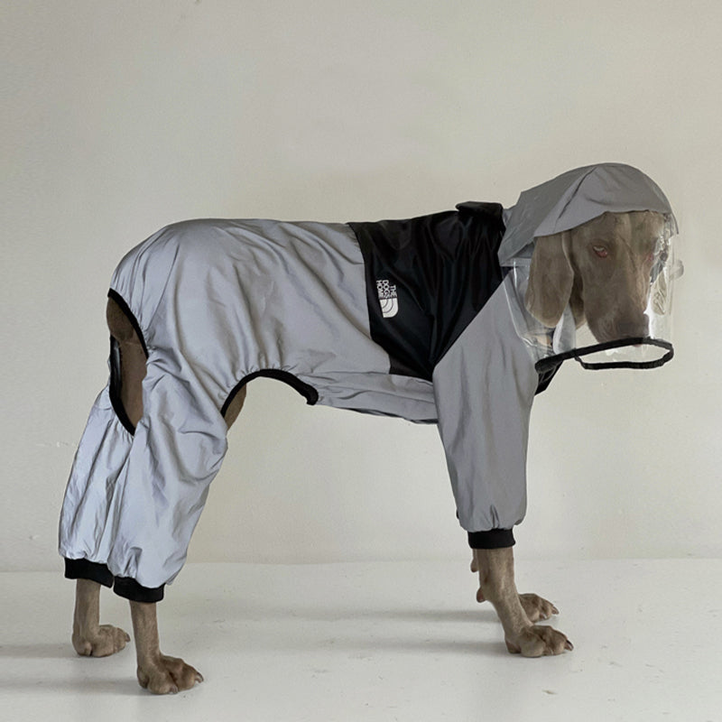 Big Dog Clothing Raincoat Reflective Waterproof Onesie Jacket - PIKAPIKA